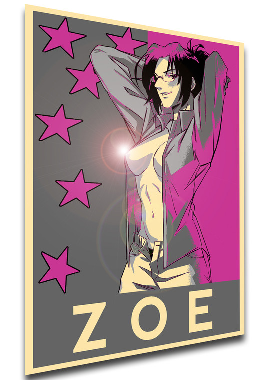 Poster Propaganda Glam - Attack On Titan - Zoe Hanji