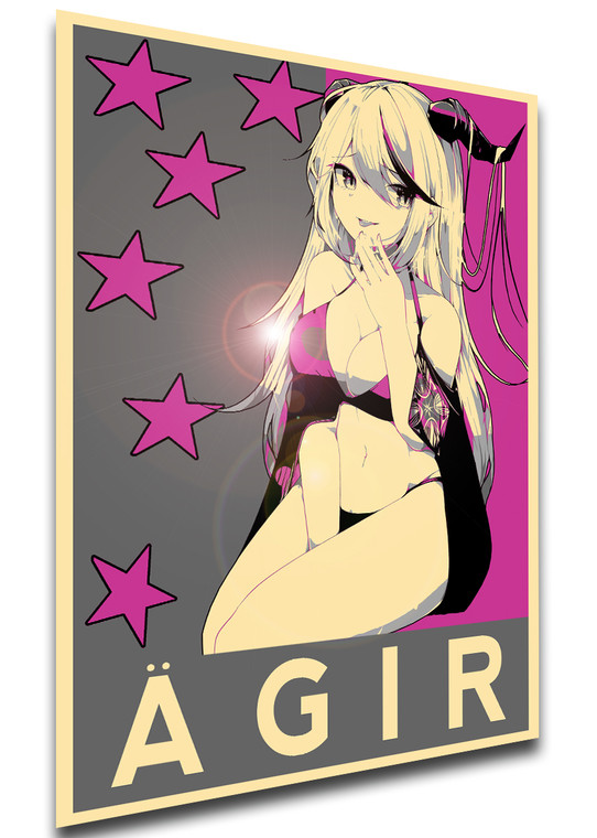 Poster Propaganda Glam - Azur Lane - Aegir