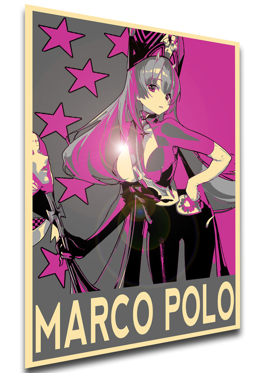 Poster Propaganda Glam - Azur Lane - Marco Polo