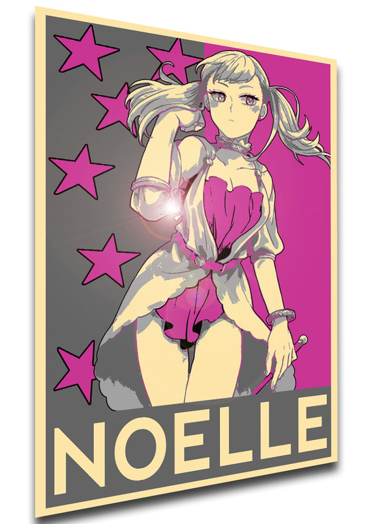 Poster Propaganda Glam - Black Clover - Noelle Silva