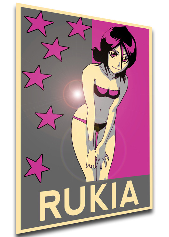 Poster Propaganda Glam - Bleach - Rukia Kuchiki