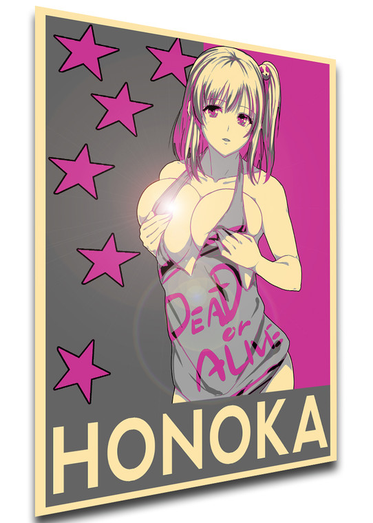 Poster Propaganda Glam - Dead Or Alive - Honoka