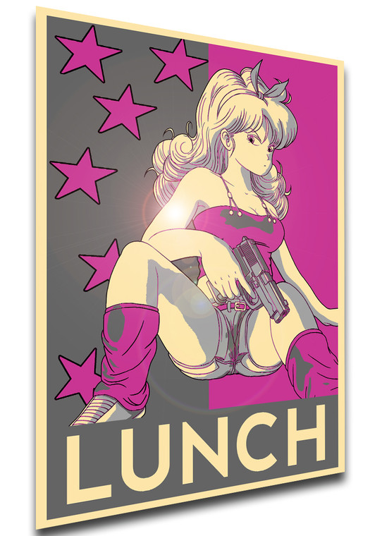 Poster Propaganda Glam - Dragon Ball - Lunch