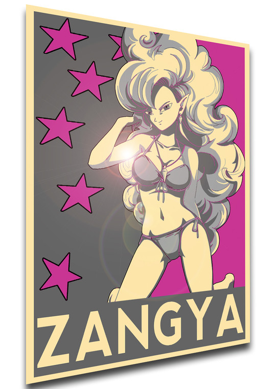 Poster Propaganda Glam - Dragon Ball - Zangya