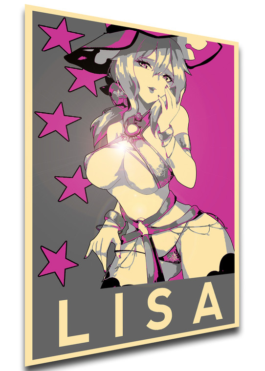 Poster Propaganda Glam - Genshin Impact - Lisa