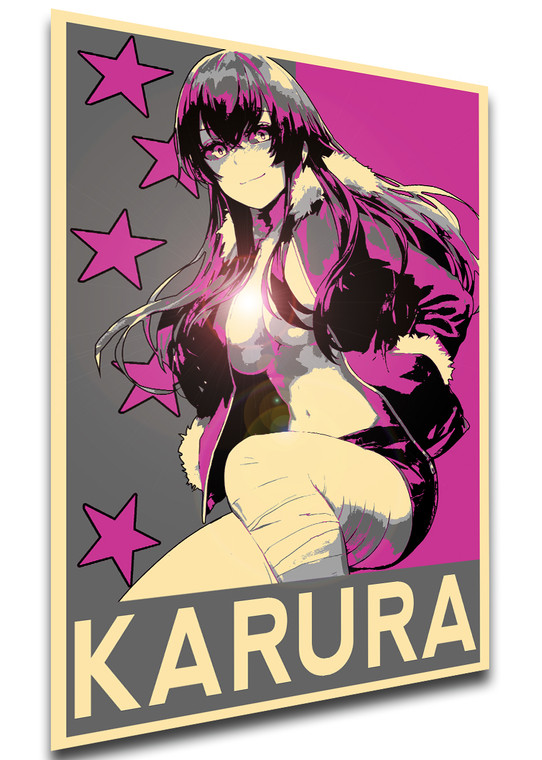Poster Propaganda Glam - Kengan Ashura - Karura Kure