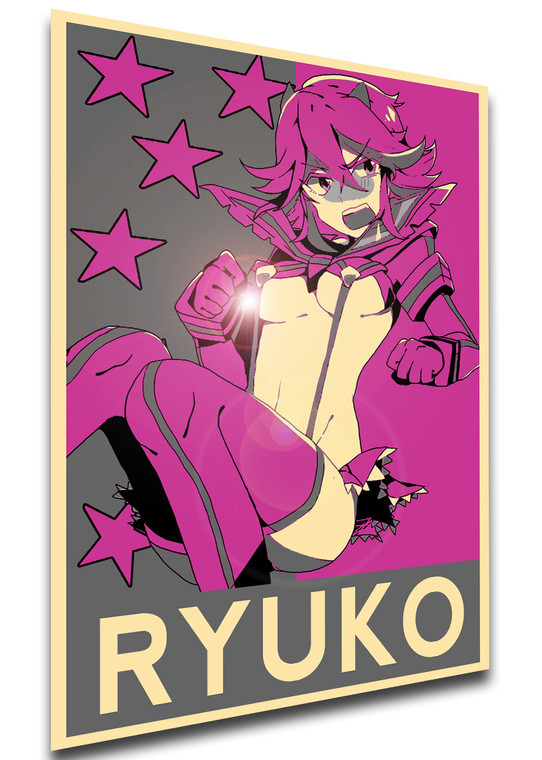 Poster Propaganda Glam - Kill La Kill - Ryuko Matoi