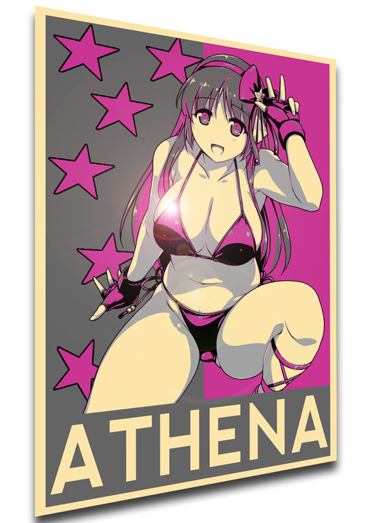 Poster Propaganda Glam - King Of Fighters - Athena Asamiya