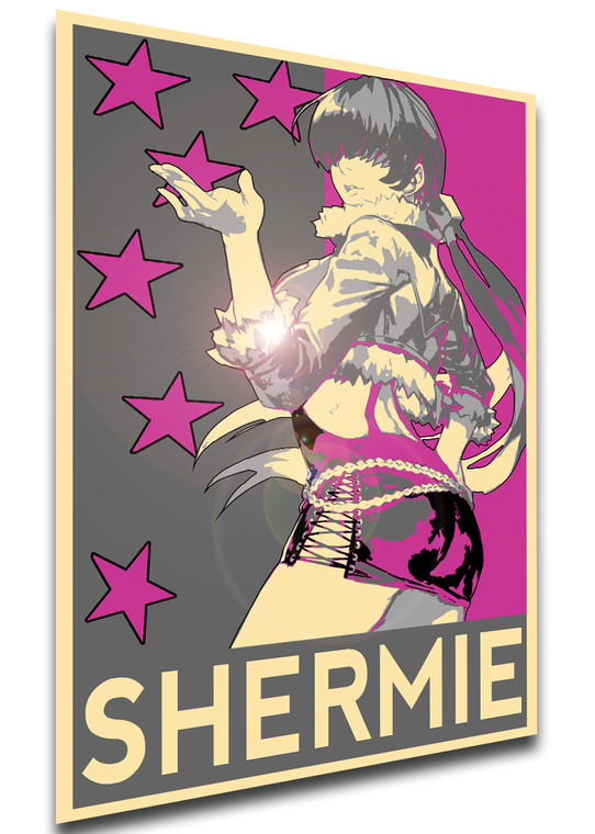Poster Propaganda Glam - King Of Fighters - Shermie