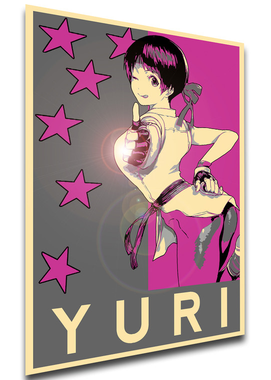 Poster Propaganda Glam - King Of Fighters - Yuri Sakazaki