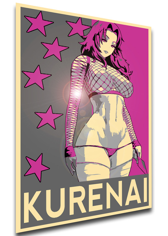 Poster Propaganda Glam - Naruto - Kurenai Yuhi