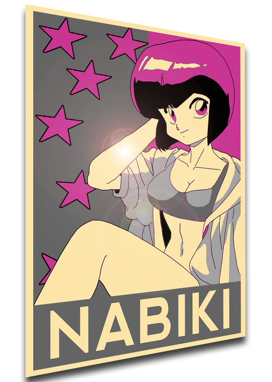 Poster Propaganda Glam - Ranma - Nabiki Tendo