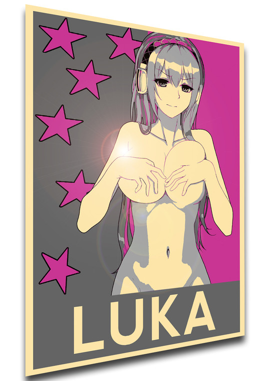 Poster Propaganda Glam - Vocaloid - Megurine Luka