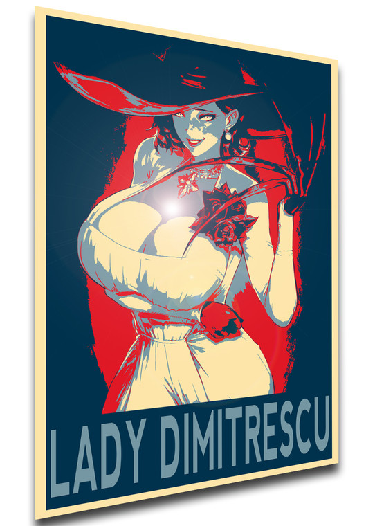 Poster Propaganda - Resident Evil Village - Lady Dimitrescu Variant 02 - LL2984