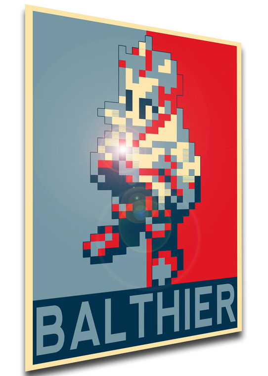 Poster Propaganda - Pixel Art - Final Fantasy Tactics - Balthier - LL0897