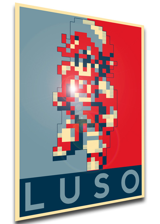 Poster Propaganda - Pixel Art - Final Fantasy Tactics - Luso Clemens - LL0898