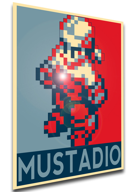 Poster Propaganda - Pixel Art - Final Fantasy Tactics - Mustadio - LL0866