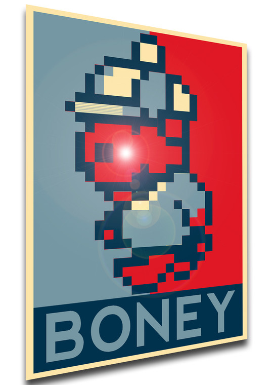 Poster Propaganda - Pixel Art - Mother 3 - Boney - LL0855