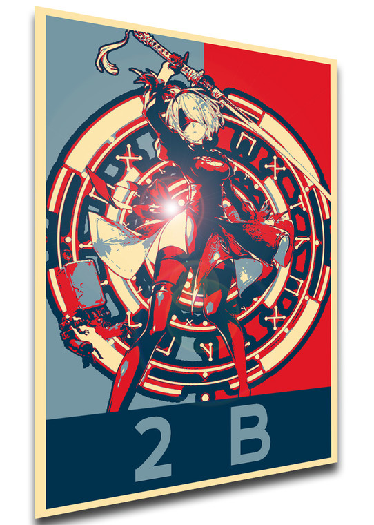 Poster Propaganda - SINoALICE x Nier Automata - 2B Breaker - LL0841