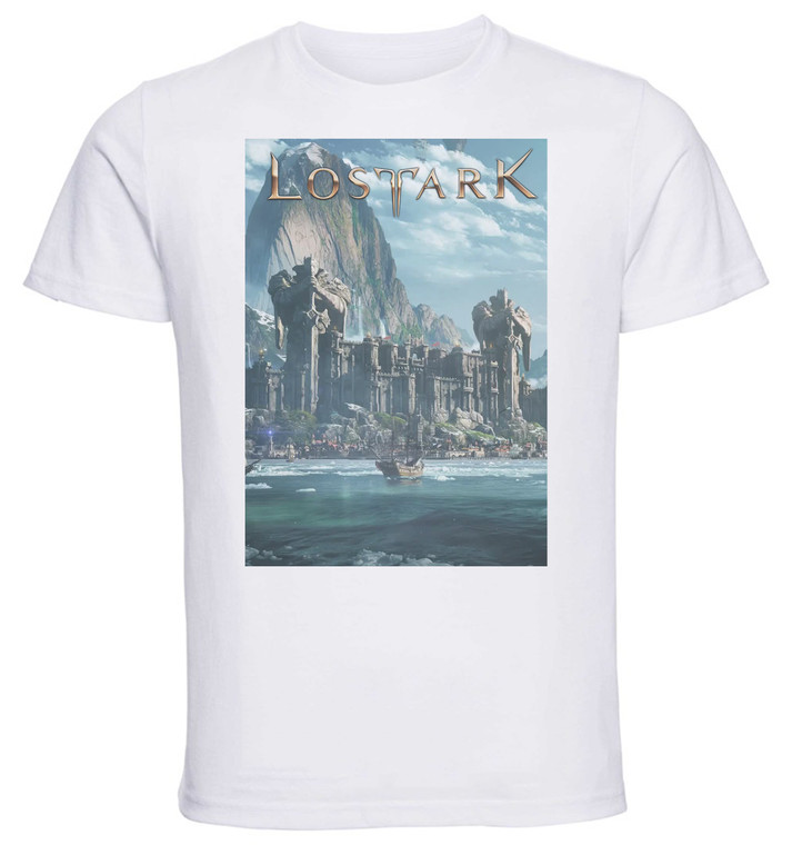 T-Shirt Unisex White Game Cover - Lost Ark Variant 02