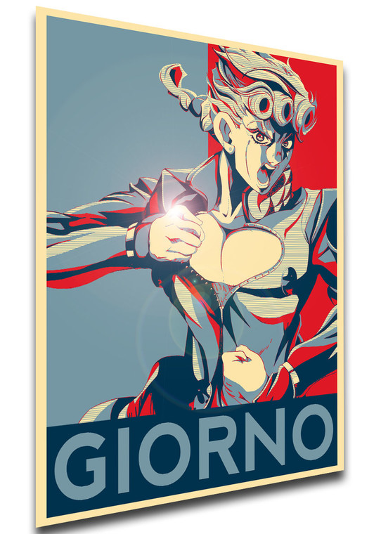 Poster - Propaganda - MA0412 - Jojo Bizzarre Adventures - Giorno Giovanna