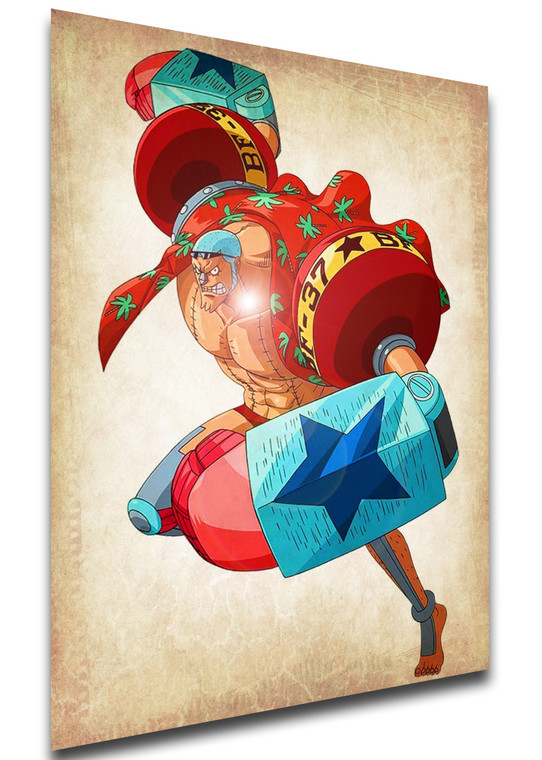 Poster Wanted - One Piece - Franky Variant - LL1726