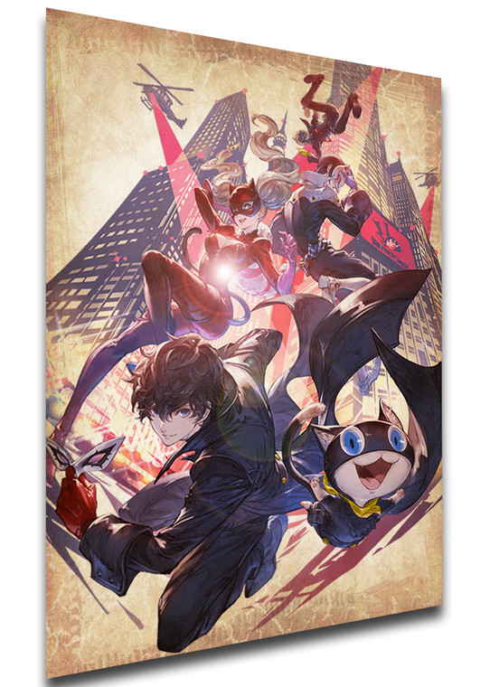 Poster Wanted - Persona 5 - Phantom Thieves of Hearts - LL2517