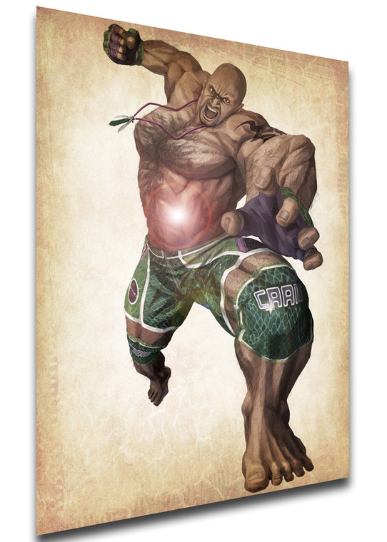 Poster Wanted - Street Fighter x Tekken - Craig Marduk - LL1888