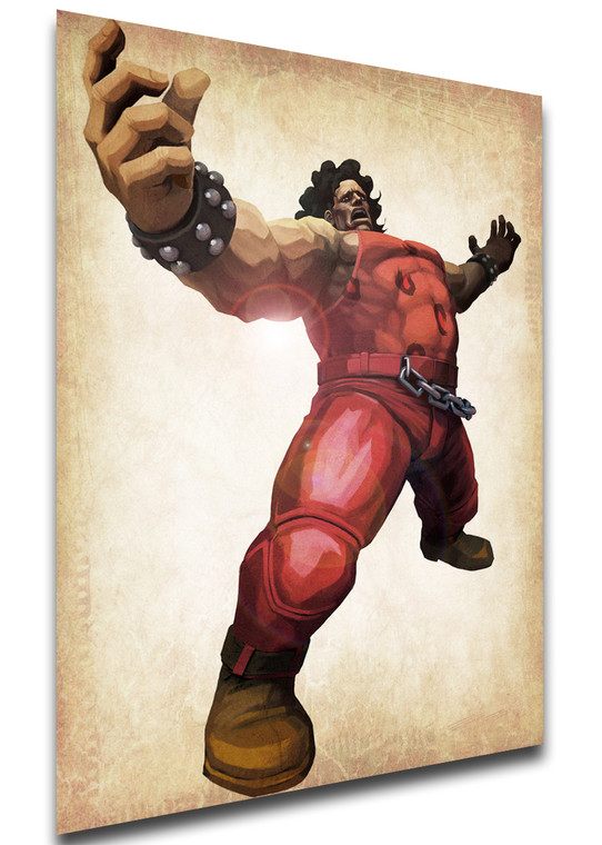 Poster Wanted - Street Fighter x Tekken - Hugo Andore - LL1897
