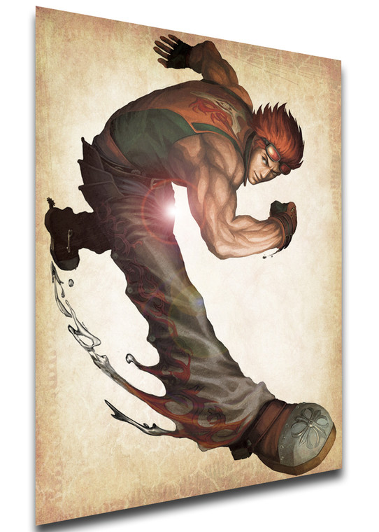 Poster Wanted - Street Fighter x Tekken - Hwoarang - LL1890