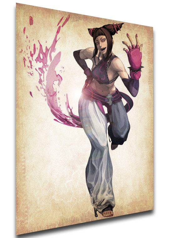 Poster Wanted - Street Fighter x Tekken - Juri Han - LL1910