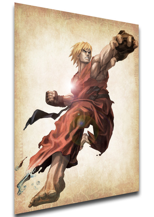 Poster Wanted - Street Fighter x Tekken - Ken Masters - LL1883