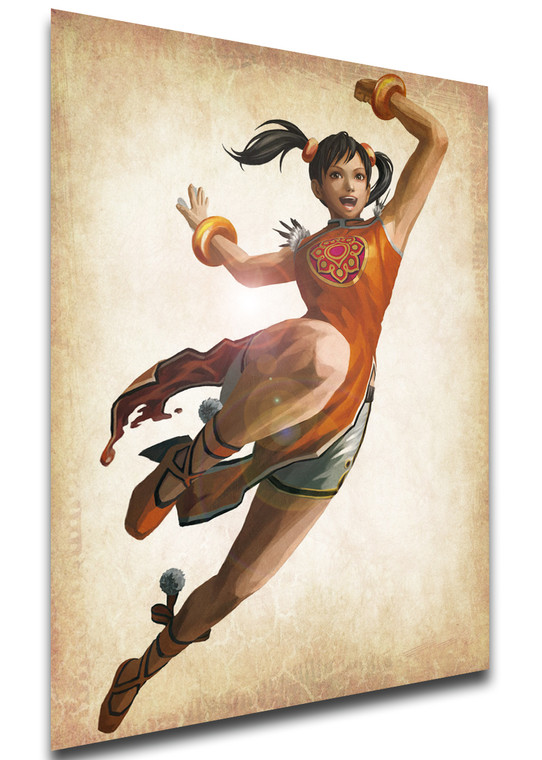 Poster Wanted - Street Fighter x Tekken - Ling Xiaoyu - LL1909