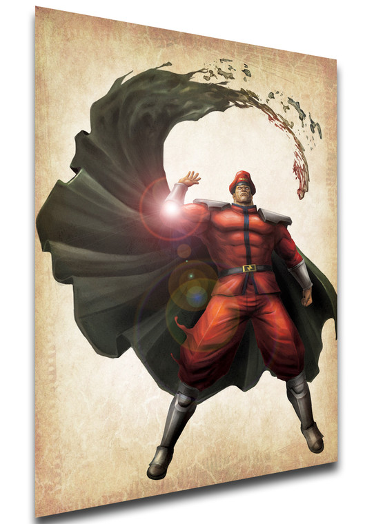 Poster Wanted - Street Fighter x Tekken - M Bison - LL1923