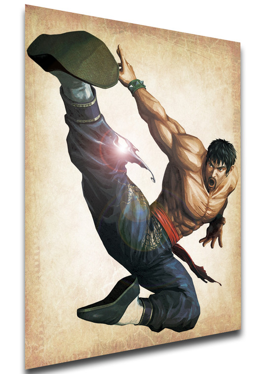 Poster Wanted - Street Fighter x Tekken - Marshall Law - LL1906