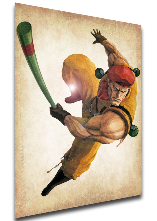 Poster Wanted - Street Fighter x Tekken - Rolento - LL1901