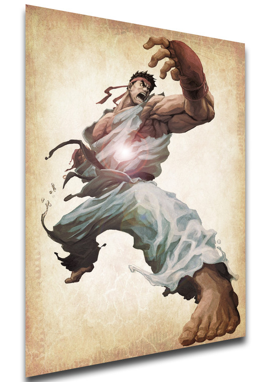 Poster Wanted - Street Fighter x Tekken - Ryu - LL1879