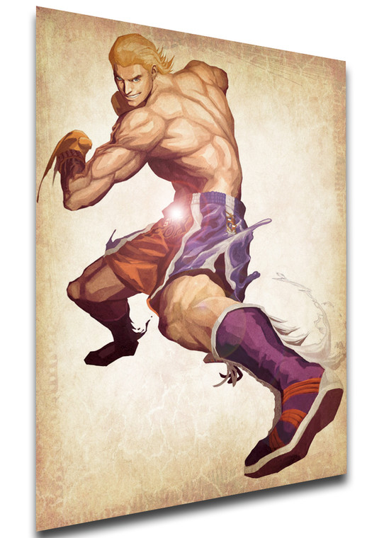 Poster Wanted - Street Fighter x Tekken - Steve Fox - LL1894