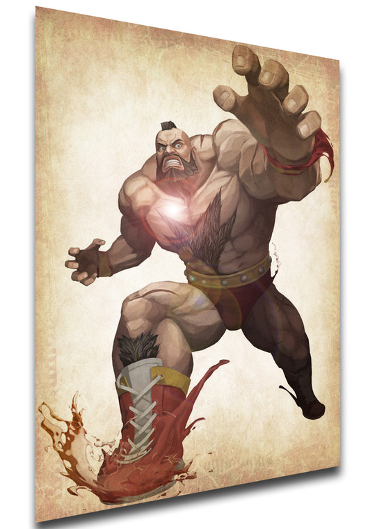 Poster Wanted - Street Fighter x Tekken - Zangief - LL1903