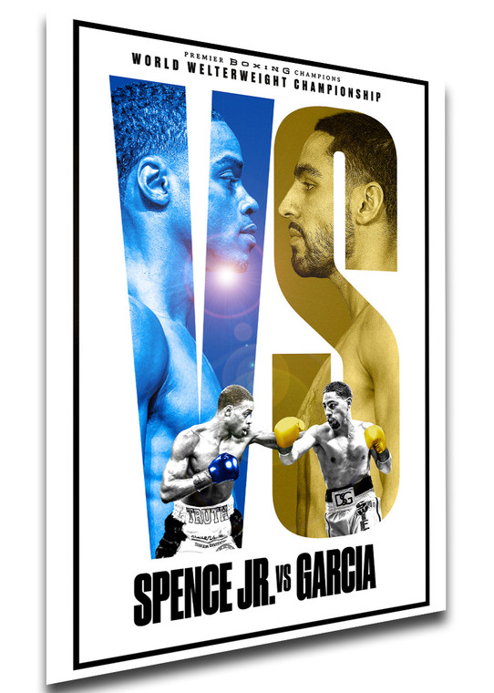 Poster Locandina - Spence jr vs garcia