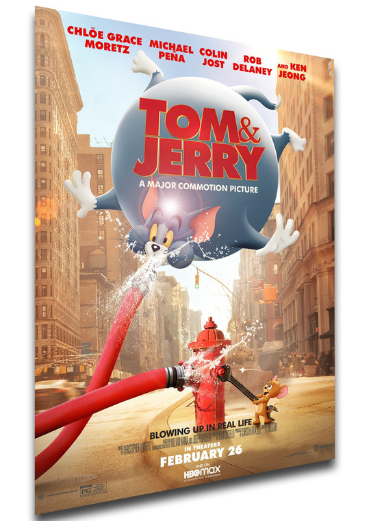 Poster Locandina - Tom & Jerry (2021) Variant 02