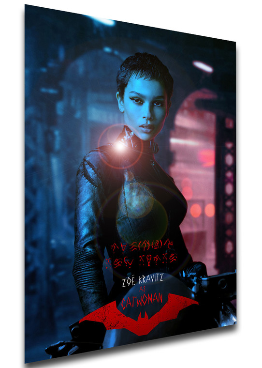 Poster Locandina - The Batman - Zoe Kravitz as Catwoman 2022