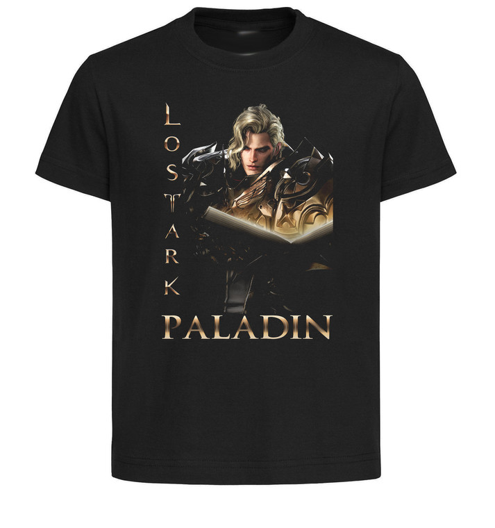 T-Shirt Unisex Black Japanese Style - Lost Ark - Paladin