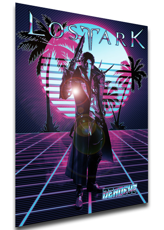 Poster Vaporwave Style - Lost Ark - Deadeye