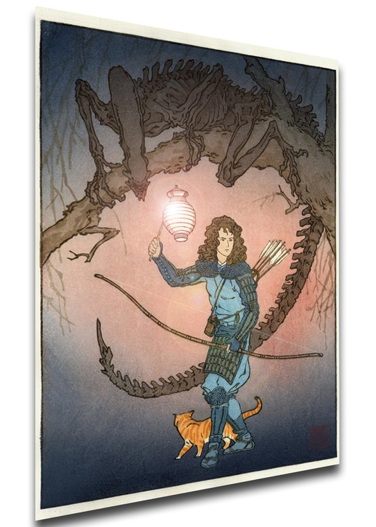 Poster Ukiyo-e - Alien - Ellen Ripley - LL2044