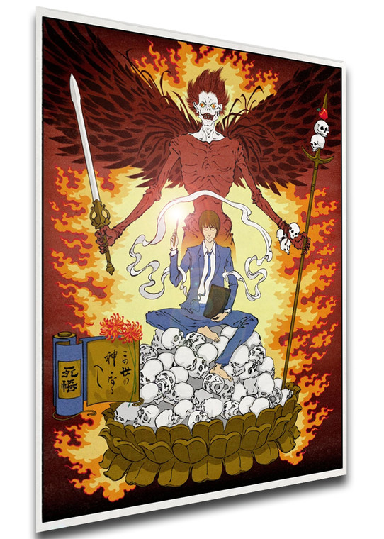 Poster Ukiyo-e - Death Note - Ryuk & Light Yagami - LL2060