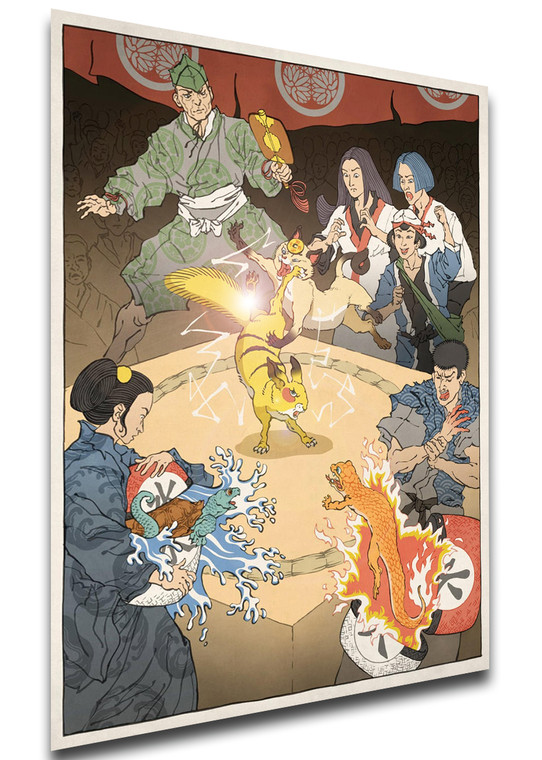 Poster Ukiyo-e - Pocket Monster - LL2063