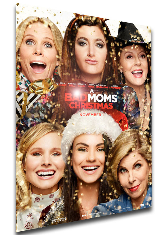 Poster Locandina - A Bad Mom Christmas