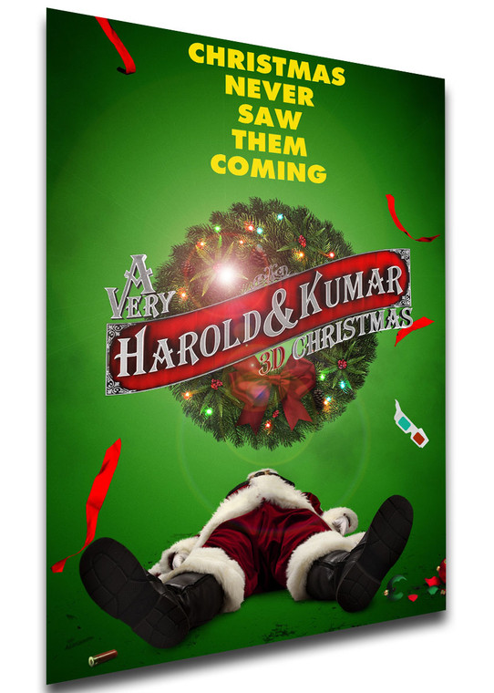 Poster Locandina - A Very Harold & Kumar Christmas