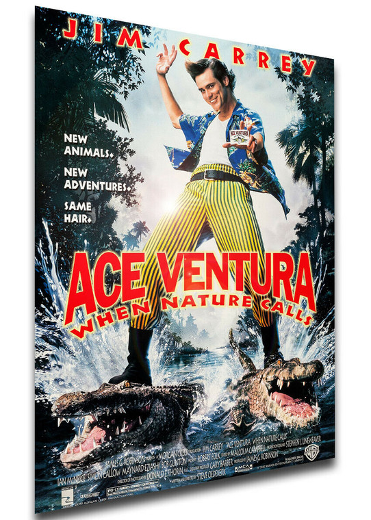 Poster Locandina - Ace Ventura When Nature Calls - Missione Africa (1995)